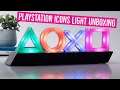 OFFICIAL Sony PlayStation Icons Light Unboxing! Paladone playstation LED light!