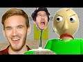 PEWDIEPIE HAS TAKEN OVER AS BALDI! | New Baldi's Basics Mod