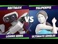 S@X 397 Online Losers Semis - 8BitMan (ROB) Vs. 9superpie (Wii Fit Trainer) Smash Ultimate - SSBU