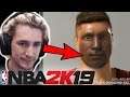 THE PERFECT FACE SCAN - xQc Plays NBA 2K19 | xQcOW