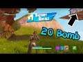 20 BOMB!!! High Kill intense Gameplay! Fortnite battle Royale