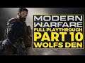 Call of Duty Modern Warfare Playthrough Part 10: Wolfs Den (Realism)