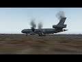 Emergency Landing Karachi - Military KC-10 Tanker [Engine Fire]