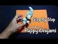 How to make Puppy Origami corrugated paper