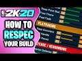 How To Re-Spec Your MyPlayer in NBA 2K20 | NBA 2K20 ReSpec System