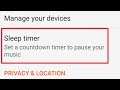 How To Set Sleep Timer Countdown Timer to Pause Your Music in Play Music app