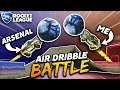 I CHALLENGED ARSENAL TO SEE WHO'S THE BETTER AIR DRIBBLER