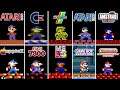 Mario Bros. (1983) Atari2600 vs C64 vs ZXS vs Amstrad CPC vs Apple II vs Dos vs GBA vs NES And More!