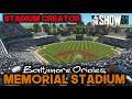 Memorial Stadium Baltimore Orioles MLB the Show 21 - Stadium Creator