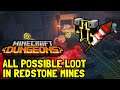 Minecraft Dungeons All Possible Loot In Redstone Mines Showcase (All Weapons, Artifacts & Armor)