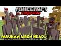 PASUKAN SIREN HEAD MENYERANG DESA MINECRAFT..!! - Minecraft Siren Head