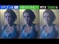 RESIDENT EVIL 3 Remake: PS4 Pro vs XBO X vs RTX 2060s | Graphics Comparison| Comparativo - Jugamer