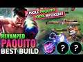 Revamped Paquito Best Build 2021 | Top 1 Global Paquito Build | Paquito Tutorial and Gameplay - MLBB