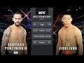 Santiago Ponzinibbio Vs. Li Jingliang : UFC 4 Gameplay (Legendary Difficulty) (AI Vs AI) (Patch 12)