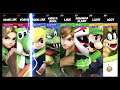Super Smash Bros Ultimate Amiibo Fights – Request #16765 4 team green battle
