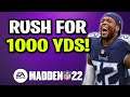 THE BEST RUN PLAY IN MADDEN 22! RUSH FOR 1000 YARDS! TIPS