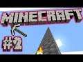 The Tallest Beacon! | Let's Play Minecraft #2