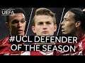 UEFA Awards: UCL Defender of the Season shortlist