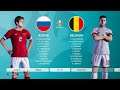 eFootball PES 2020 Euro 2020 Russia vs Belgium Group B Match 1