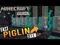 Fast Piglin Bartering Farm | Minecraft Java 1.16! The Minecraft Guide (Tutorial Lets Play) EP14