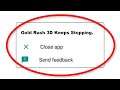 How To Fix Gold Rush 3D Keeps Stopping Error Android & Ios - Fix Gold Rush 3D App Not Open Problem