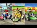 Mario Kart Wii Mario, Bowser, Luigi Gameplay Compilation HD