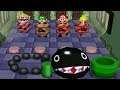 Mario Party 2 MiniGames - Mario Vs Luigi Vs Peach Vs Wario (Master CPU)
