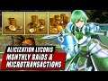 Monthly Raids & Microtransactions (SAO Coins / CUBEs) - Sword Art Online: Alicization Lycoris