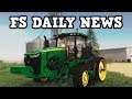 NEW JOHN DEERE TRACTOR, MODS IN TESTING, PLUS MODCONTEST | FS DAILY NEWS | Farming Simulator 19