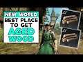 New World BEST Place To Get AGED WOOD (6000+ Per Hour)