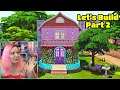 Peek inside my brain as I build a cute Tiny Cottage in The Sims 4 - Part 2