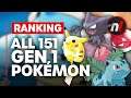 Ranking All 151 Pokémon from Gen 1
