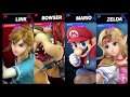 Super Smash Bros Ultimate Amiibo Fights   Request #3923 Bowser & Link vs Mario & Zelda