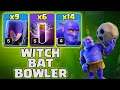 Th12 War Attack Strategy with Witch + Bowler + Bat Spell - Best Th12 Attack 2021 - Clash of Clans