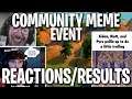 THE COMMUNITY DISCORD MEME EVENT | REACTIONS AND RESULTS