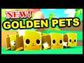 Unlocking *NEW* GOLDEN PETS, Winter World Update 1 | Roblox Pet Simulator 2