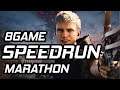 8 Game Speedrun Marathon