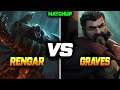 8 Level Rengar VS Graves League Of Legends