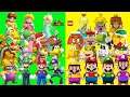 All Super Mario Party characters LEGO vs ORIGINAL
