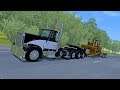 American Truck Simulator | Custom Peterbilt 379 Sleeper Hauling Cat Dozer