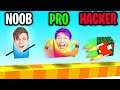 Can We Go NOOB vs PRO vs HACKER In DRAW CLIMBER!? (UNLOCKED BEST LEGS!!)