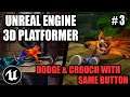 Crash's Slide and Crouch with Same Button - Unreal Engine 4 3D Platformer Dodging Tutorial #3