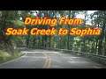 Driving From Soak Creek to Sophia WV