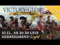 Herrenabend Light: Victory & Glory Napoleon / Donnerstag, 10.12., 20.30 Uhr (YouTube & Twitch)