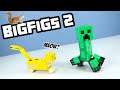 LEGO Minecraft BIG FIG Series 2 Creeper and Pig Speed Build Review