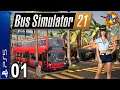 Let's Play Bus Simulator 21 PS5 | Console Gameplay Episode 1: Getting Started (P+J)