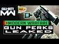 Modern Warfare GUN PERKS LEAKED - Call of Duty 2019
