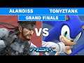 MSM Online 38 - TonyZTank (Sonic) Vs. AlanDiss (Snake) Grand Finals - Smash Ultimate