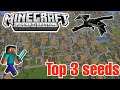 Top 3 Minecraft best village seeds | village seeds | Minecraft pe