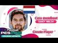 Tutorial cara membuat Sandy Walsh di PES 2021. Create Player PES 2021
